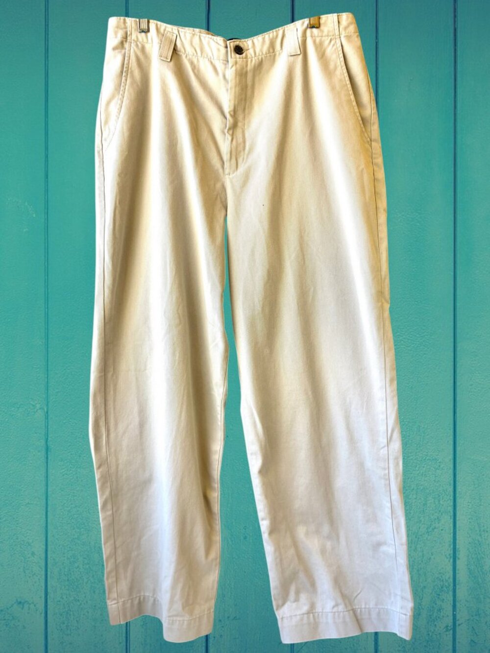 RIVETED LEE Oatmeal Pants Jeans Wide Leg Y2K Womens 16P
